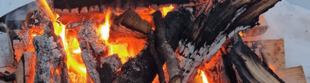 glaze fire ceramics in the campfire